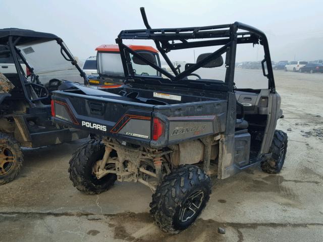 4XAUH9EA5EG287163 - 2014 POLARIS RANGER 900 BLACK photo 4