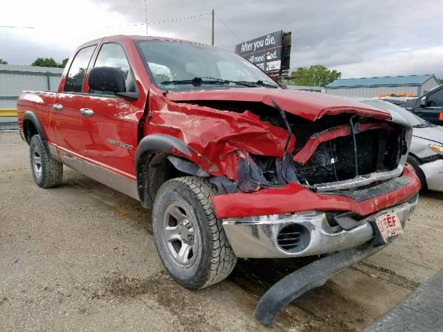 1D7HU18D54S541341 - 2004 DODGE RAM 1500 S RED photo 1