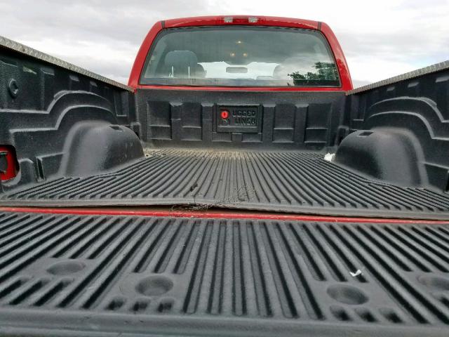 1D7HU18D54S541341 - 2004 DODGE RAM 1500 S RED photo 9