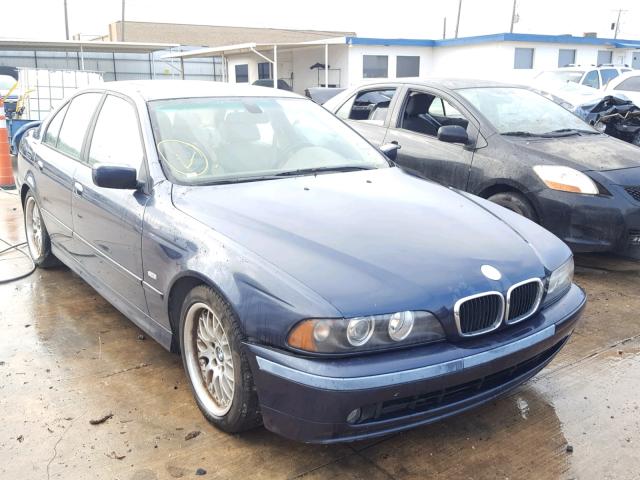 WBADT63462CH90917 - 2002 BMW 530 I AUTO BLUE photo 1