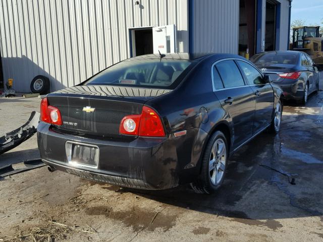 1G1ZC5EB8AF277749 - 2010 CHEVROLET MALIBU 1LT BLACK photo 4