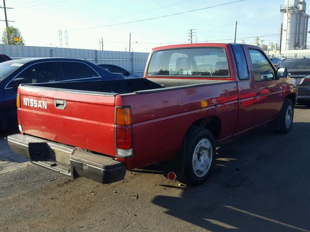 1N6SD16S6PC419956 - 1993 NISSAN TRUCK KING RED photo 4