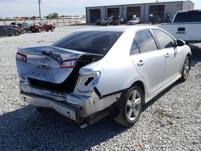 4T1BF1FK8CU603177 - 2012 TOYOTA CAMRY BASE SILVER photo 4