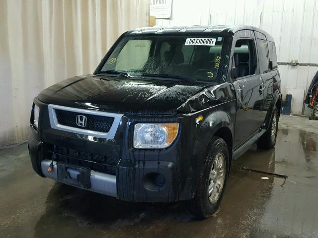 5J6YH28696L004114 - 2006 HONDA ELEMENT EX BLACK photo 2