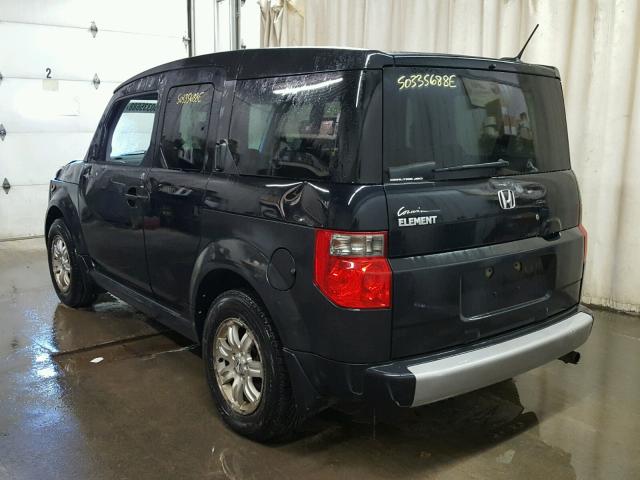 5J6YH28696L004114 - 2006 HONDA ELEMENT EX BLACK photo 3