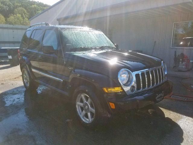 1J4GL58K87W538181 - 2007 JEEP LIBERTY LI BLACK photo 1