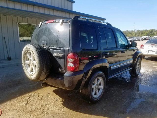 1J4GL58K87W538181 - 2007 JEEP LIBERTY LI BLACK photo 4