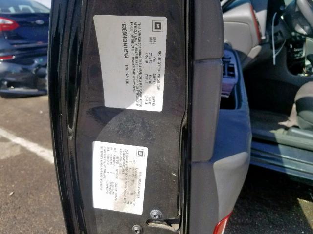 1G3GS64C314115704 - 2001 OLDSMOBILE AURORA 4.0 BLACK photo 10