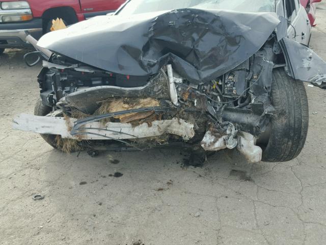 1G11F5SL1FF128592 - 2015 CHEVROLET MALIBU LTZ ნაცრისფერი ფოტო 9