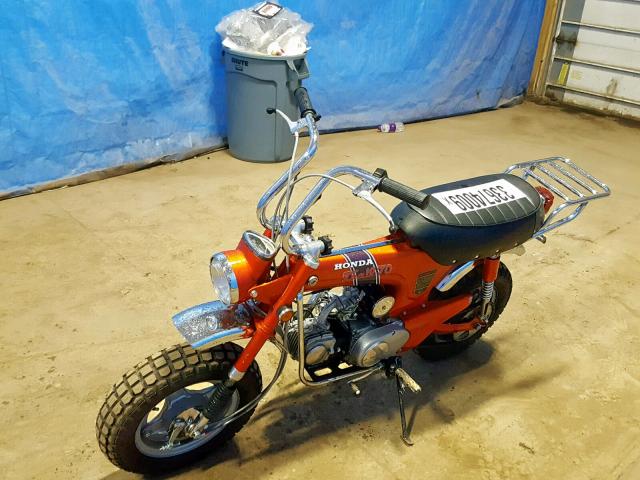 CT70H109360 - 1970 HONDA CT70  ORANGE photo 9