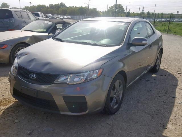 KNAFU6A20A5278075 - 2010 KIA FORTE EX TAN photo 2