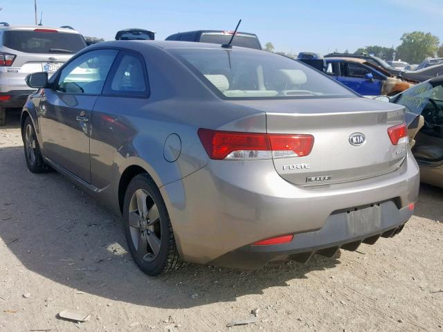 KNAFU6A20A5278075 - 2010 KIA FORTE EX TAN photo 3