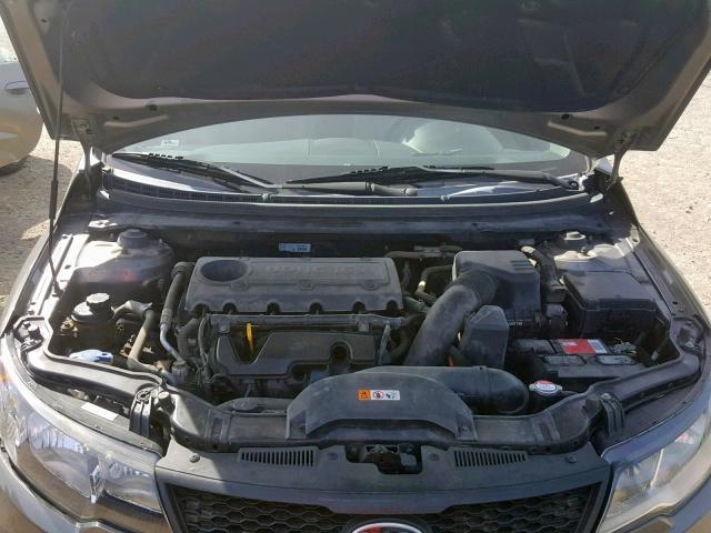 KNAFU6A20A5278075 - 2010 KIA FORTE EX TAN photo 7