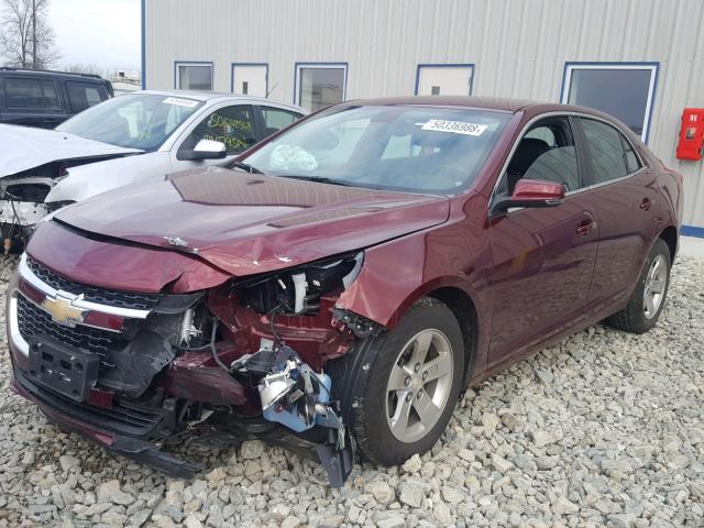 1G11C5SL4FF340914 - 2015 CHEVROLET MALIBU 1LT MAROON photo 2