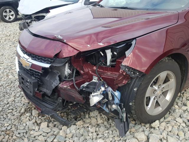 1G11C5SL4FF340914 - 2015 CHEVROLET MALIBU 1LT MAROON photo 9