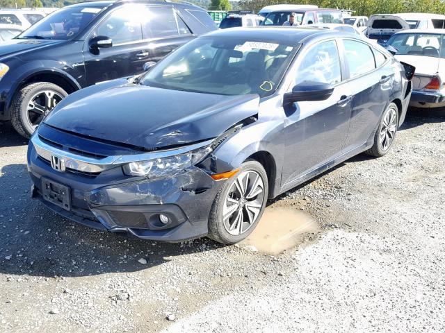 2HGFC1F48HH659373 - 2017 HONDA CIVIC EX GRAY photo 2