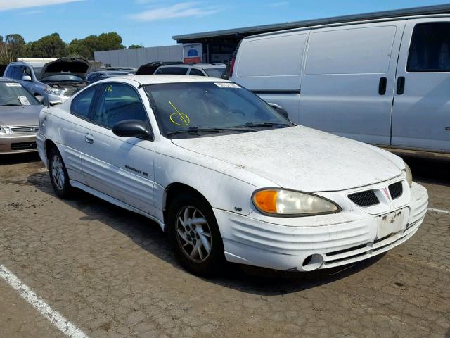 1G2NF12E62C148520 - 2002 PONTIAC GRAND AM S WHITE photo 1