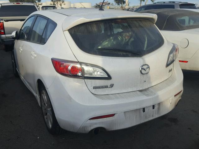 JM1BL1H60A1131522 - 2010 MAZDA 3 S WHITE photo 3