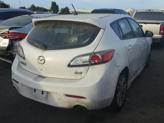 JM1BL1H60A1131522 - 2010 MAZDA 3 S WHITE photo 4