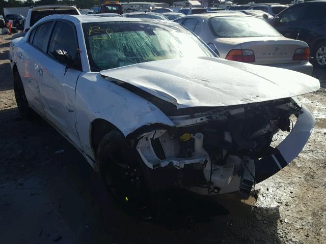 2C3CDXBG7JH114065 - 2018 DODGE CHARGER SX WHITE photo 1