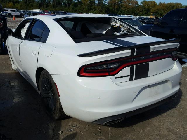 2C3CDXBG7JH114065 - 2018 DODGE CHARGER SX WHITE photo 3