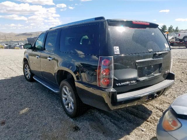 1GKFK66807J312607 - 2007 GMC YUKON XL D BLACK photo 3