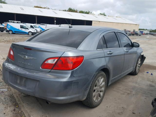 1C3CC5FB3AN154334 - 2010 CHRYSLER SEBRING LI BLUE photo 4