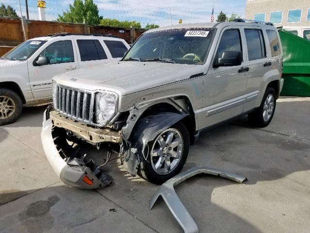 1J8GN58K68W129980 - 2008 JEEP LIBERTY LI GOLD photo 2