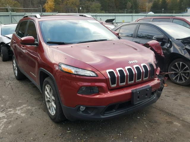 1C4PJLCB0FW695192 - 2015 JEEP CHEROKEE L RED photo 1