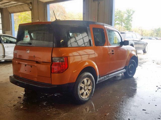 5J6YH287X8L007941 - 2008 HONDA ELEMENT EX ORANGE photo 6