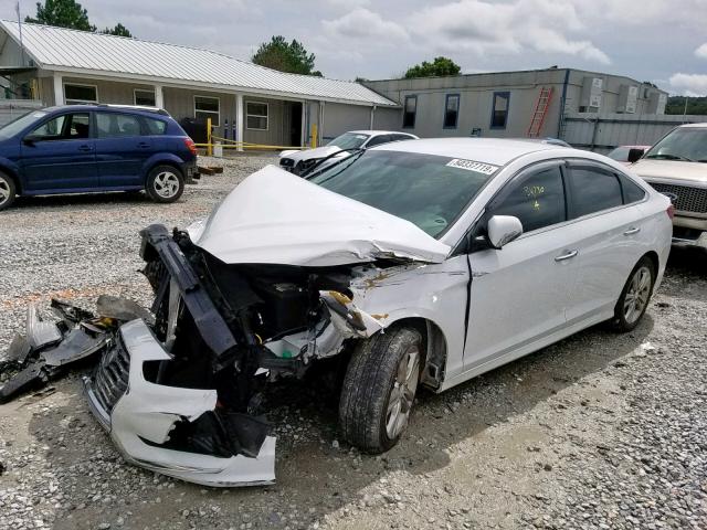 5NPE34AF8JH636807 - 2018 HYUNDAI SONATA SPO WHITE photo 2