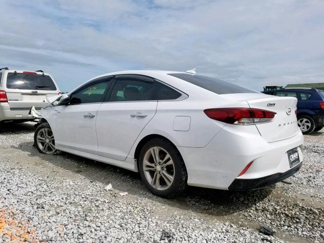 5NPE34AF8JH636807 - 2018 HYUNDAI SONATA SPO WHITE photo 3