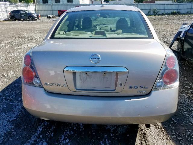 1N4BL11D46N409482 - 2006 NISSAN ALTIMA SE GOLD photo 9