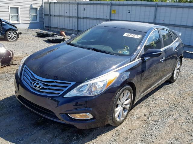 KMHFG4JG3DA251132 - 2013 HYUNDAI AZERA BLUE photo 2