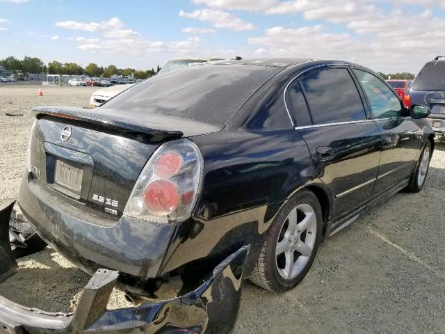 1N4BL11E86C134526 - 2006 NISSAN ALTIMA SE BLACK photo 4