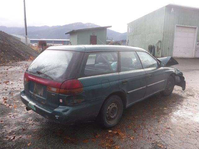 4S3BK4358T7933657 - 1996 SUBARU LEGACY L GREEN photo 4