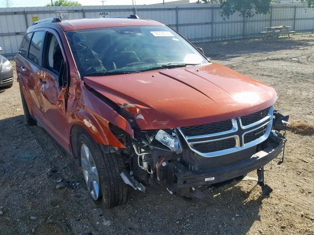 3C4PDCDG1DT724025 - 2013 DODGE JOURNEY CR ORANGE photo 1