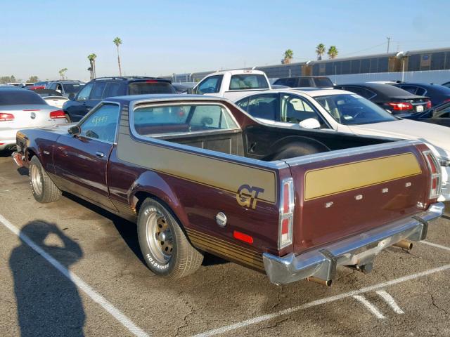 0000009H48H146600 - 1979 FORD RANCHEROGT BROWN photo 3