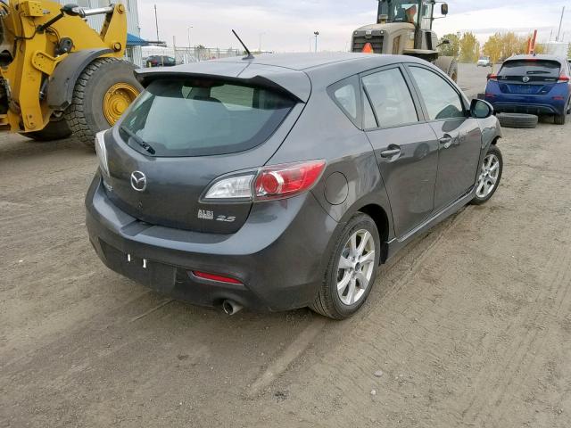 JM1BL1L57B1425550 - 2011 MAZDA 3 S CHARCOAL photo 4