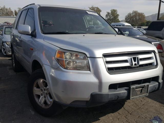 5FNYF182X8B025823 - 2008 HONDA PILOT VP SILVER photo 1