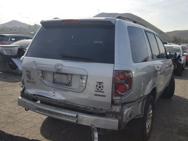 5FNYF182X8B025823 - 2008 HONDA PILOT VP SILVER photo 4