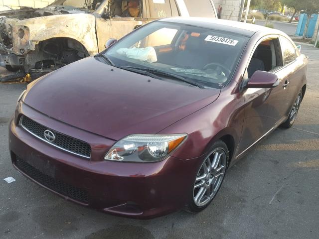 JTKDE177360083887 - 2006 TOYOTA SCION TC ბურგუნდია ფოტო 2