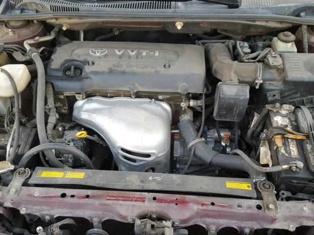JTKDE177360083887 - 2006 TOYOTA SCION TC ბურგუნდია ფოტო 7