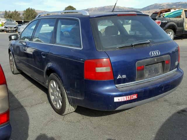 WAUDA34B8XN115757 - 1999 AUDI A6 AVANT Q BLUE photo 3