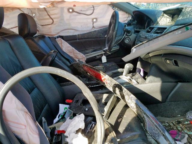 1HGCP36888A029325 - 2008 HONDA ACCORD EXL BLACK photo 5