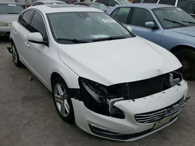 YV140MFB2F1317406 - 2015 VOLVO S60 PREMIE WHITE photo 1