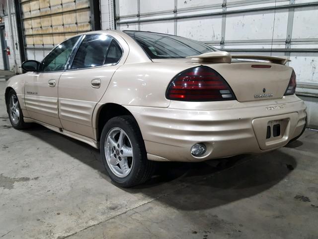 1G2NF52E32M625034 - 2002 PONTIAC GRAND AM S BEIGE photo 3