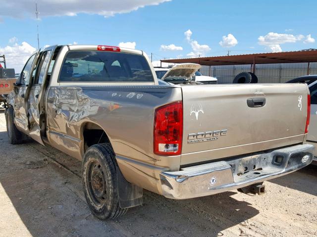 3D7KA28C93G733413 - 2003 DODGE RAM 2500 S Բեժ լուսանկար 3