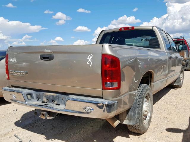 3D7KA28C93G733413 - 2003 DODGE RAM 2500 S Բեժ լուսանկար 4