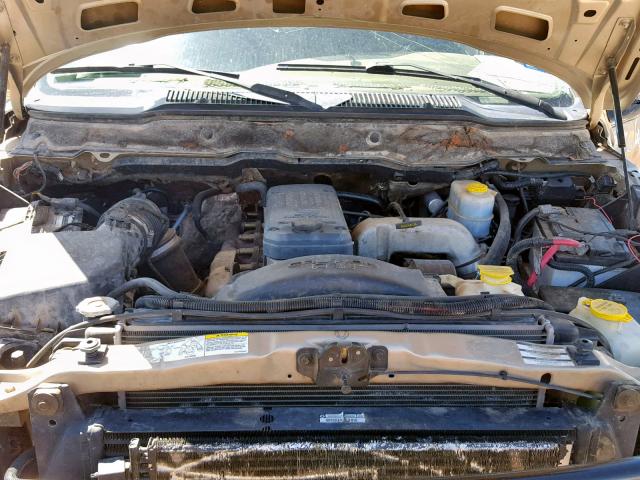 3D7KA28C93G733413 - 2003 DODGE RAM 2500 S Բեժ լուսանկար 7